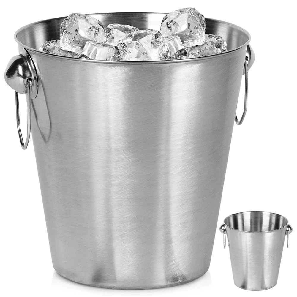 Wiaderko do lodu stalowe 4,6 l