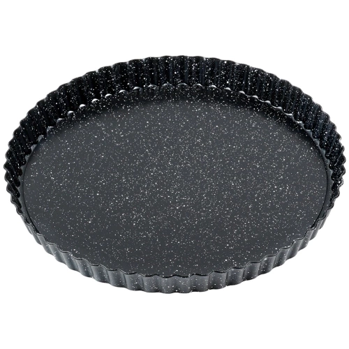 Forma do tarty granitowa z wyjmowanym dnem 28x3 cm