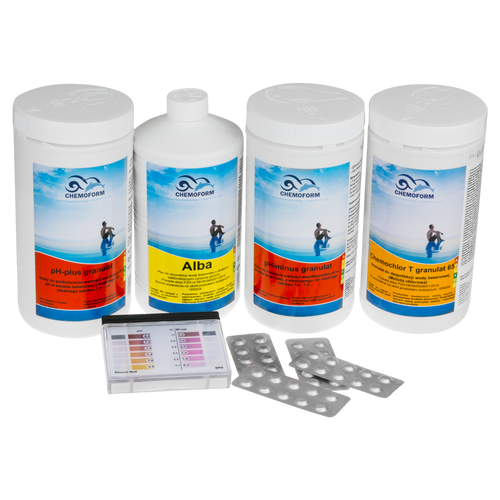 Zestaw startowy do basenu Starter Set Chemoform 6w1 chemia basenowa