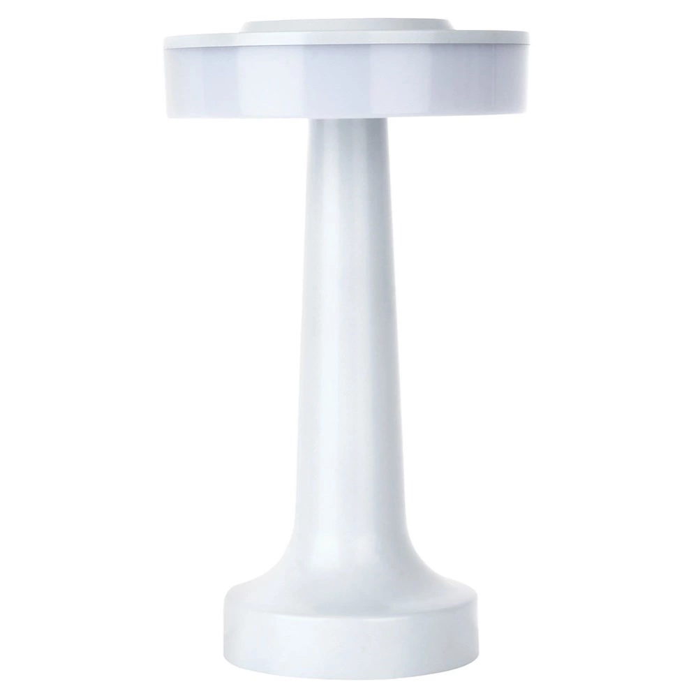 Lampka stołowa LED biała bezprzewodowa 3 tryby świecenia 21 cm