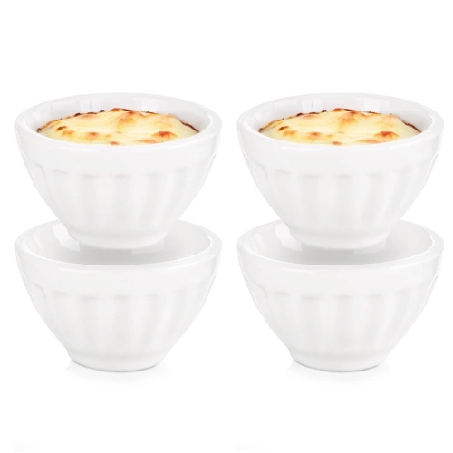 Miseczki na przekąski porcelanowe 6 cm, 40 ml 4 szt.