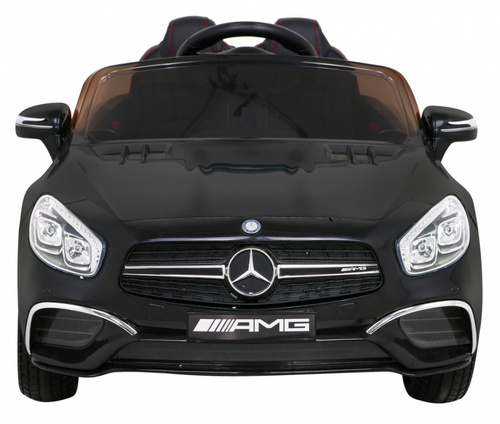 Mercedes Benz AMG SL65 S elektryczny dla dzieci Czarny + Pilot + Audio LED + Ekoskóra + EVA + Wolny Start