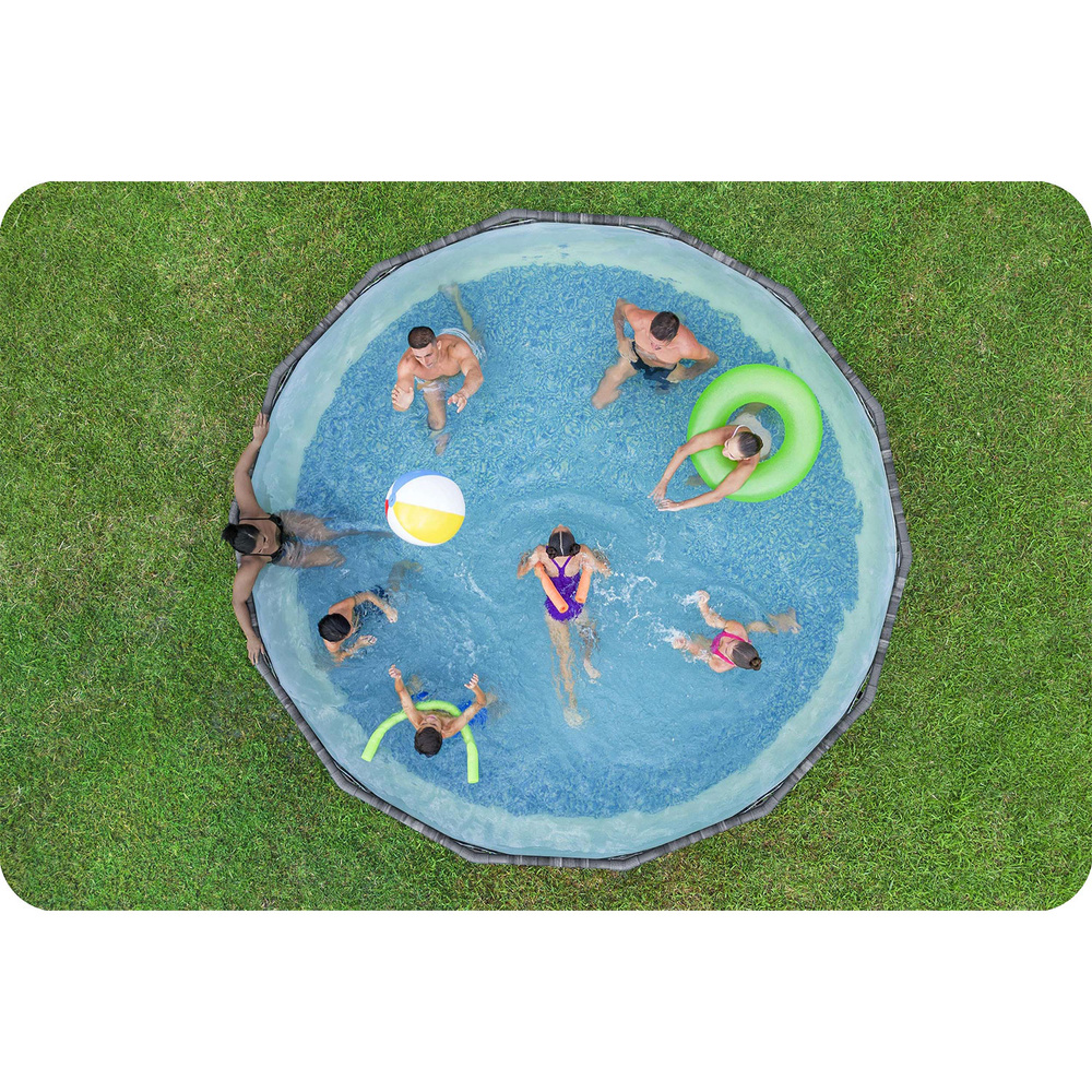 Basen ogrodowy stelażowy 427 x 107 cm 11w1 Bestway 5614Z