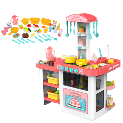 Kuchnia Małego Kucharza akcesoria piekarnik, lodówka, kran, woda 