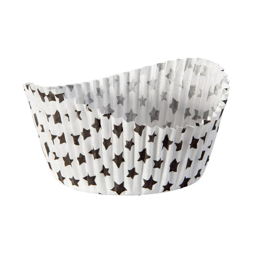 Forma do pieczenia bbeczek muffinek gwiazdki, 50 sztuk, papierowa Zenker