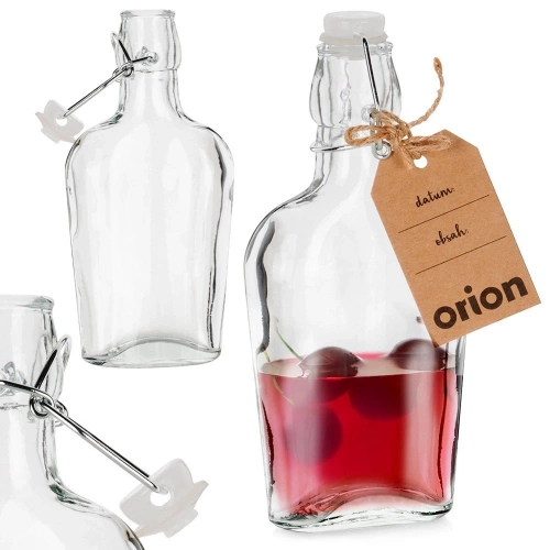 Butelka z klipsem szklana 180 ml