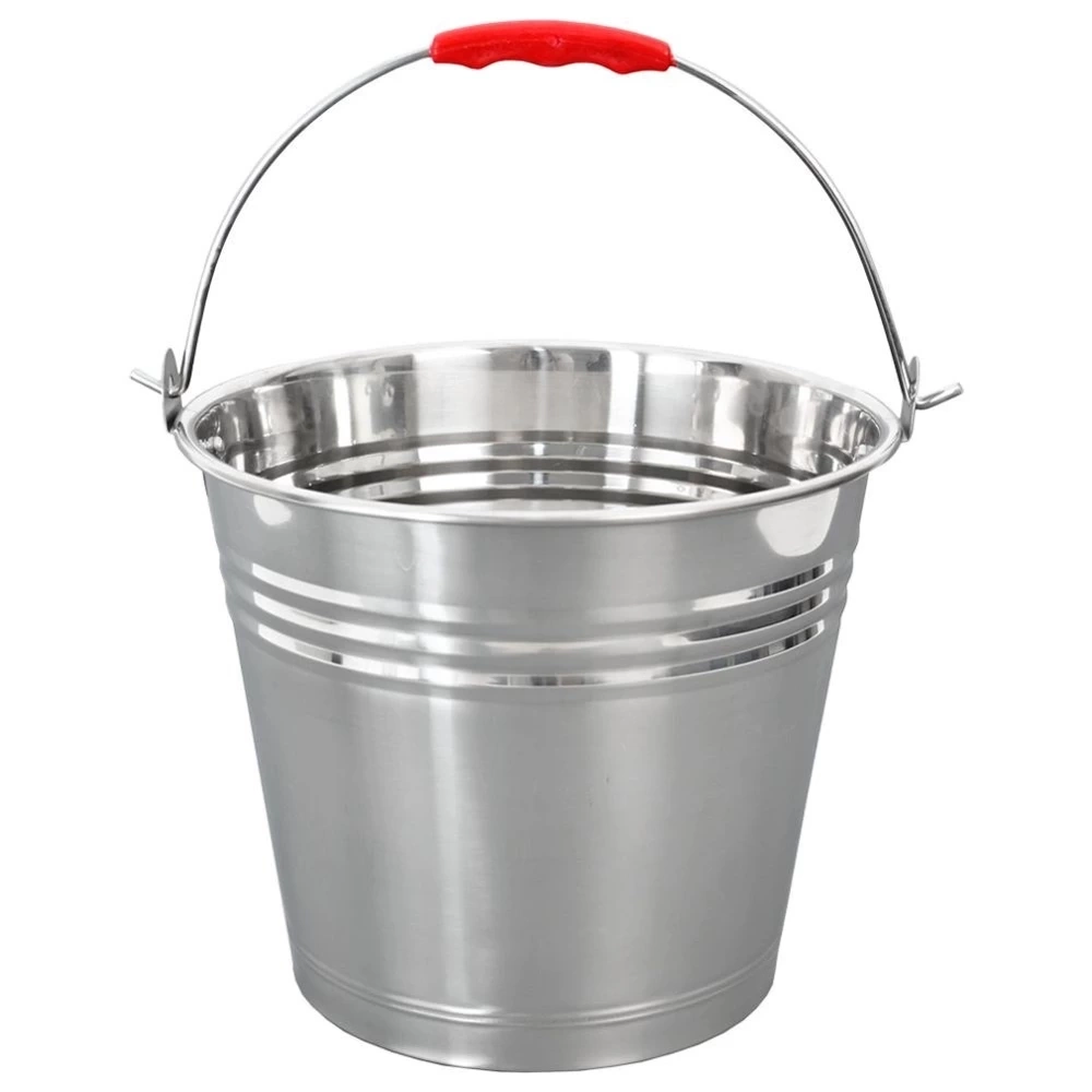 Wiadro stalowe nierdzewne 10 l