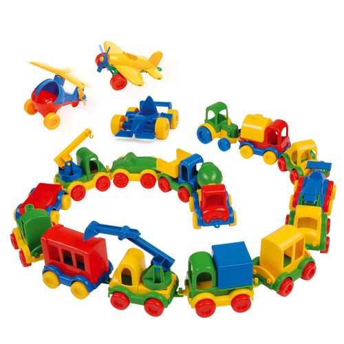 Kid Cars autka rózne model samolot straż pożarna cystern 60000 Wader