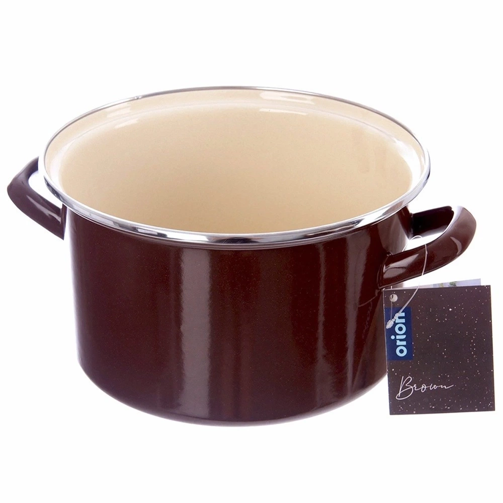 Garnek emaliowany BROWN 22 cm, 4 l