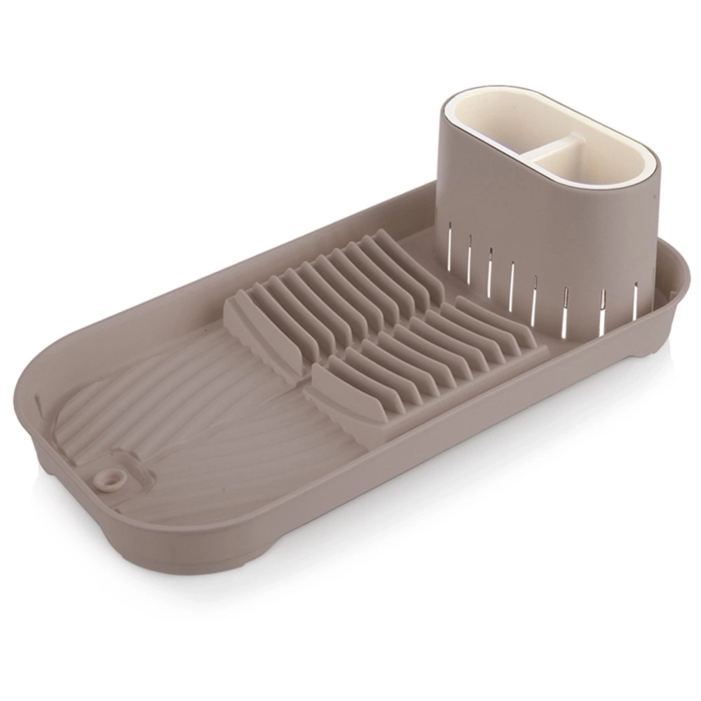 Suszarka na naczynia brązowa 39x19,5x11 cm