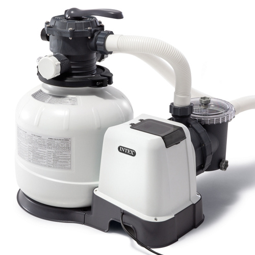 Pompa filtrująca piaskowa o wydajności 10500 l/h INTEX 26648GS + piasek kwarcowy 50 kg