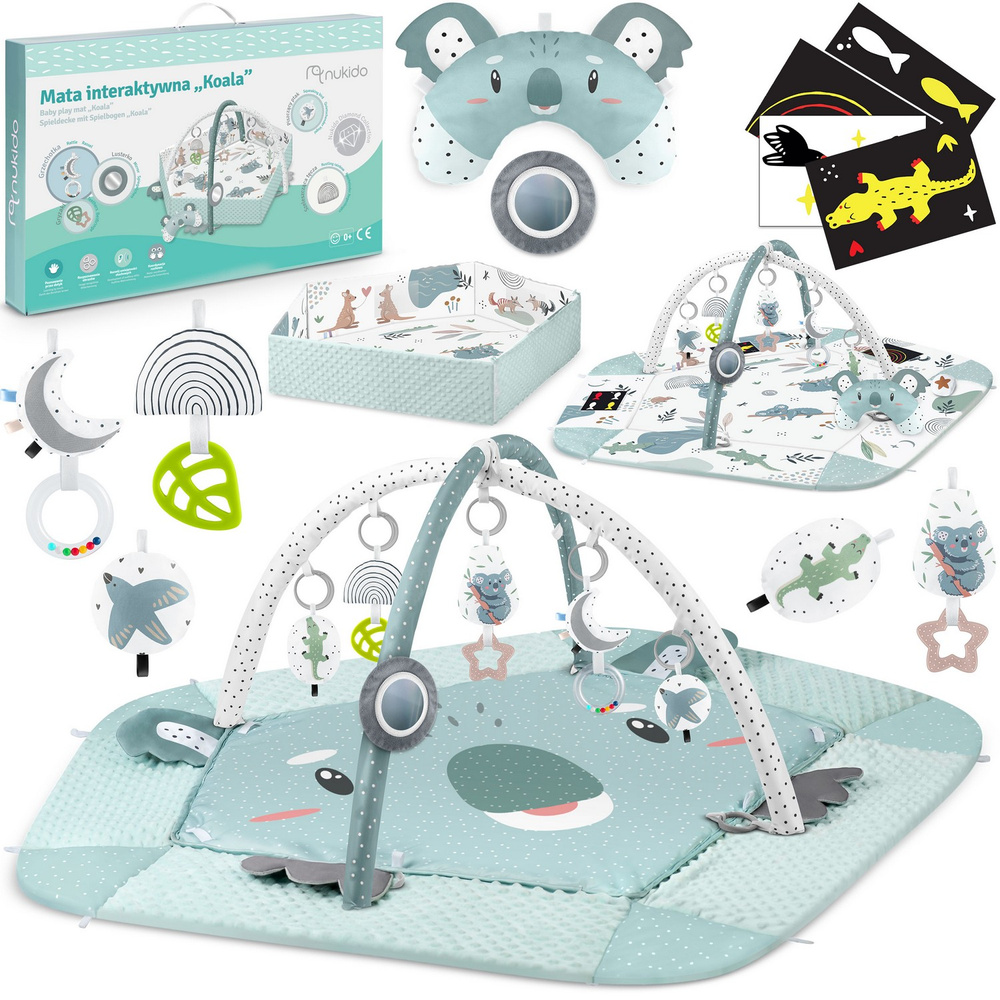 Mata interaktywna edukacyjna 136 x 136 cm Koala 