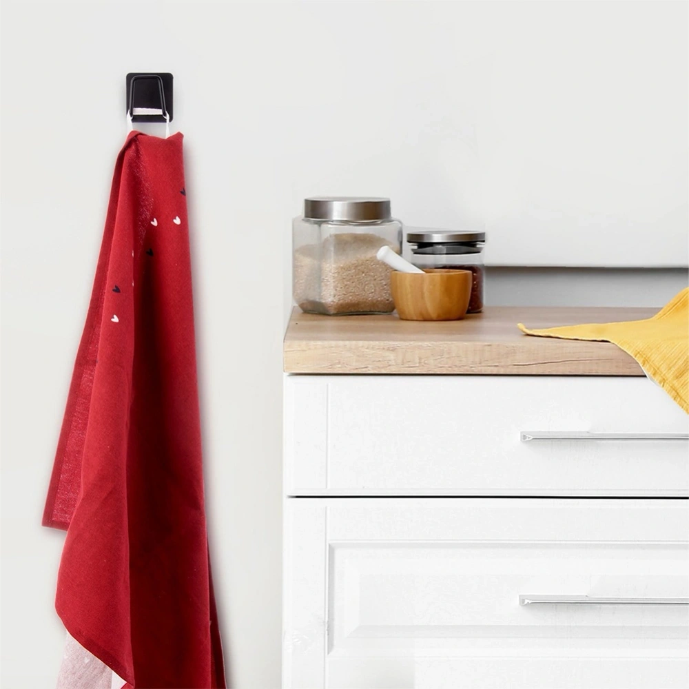 Haczyk wieszak samoprzylepny czarny BLACK 4,8x4,8 cm 2 szt.