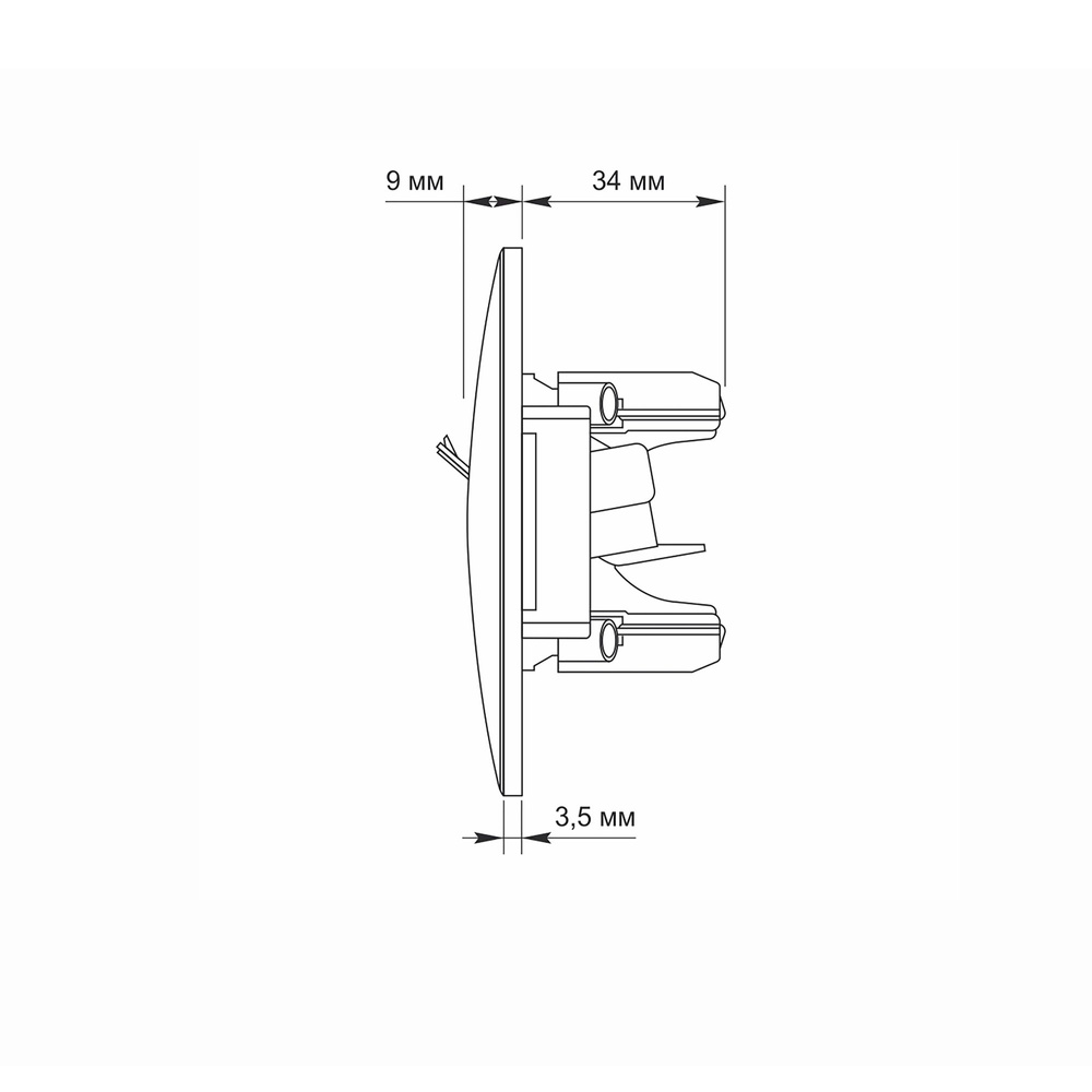 Podwójne gniazdo komputerowe CAT6+CAT6 czarne grafitowe VIDEX BINERA