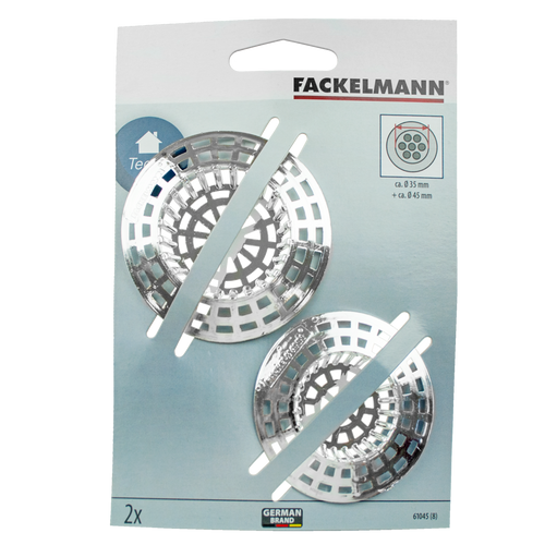 Zestaw 2 sitek do zlewu Ø35mm i Ø45 mm FACKELMANN 61045