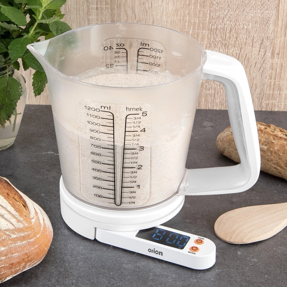 Waga kuchenna z miarką 5 kg, 1,2 l