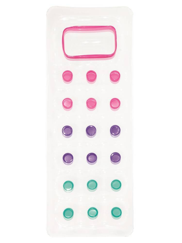 Materac plażowy z okienkiem 188 x 71 cm Bestway 43040 przeźroczysty