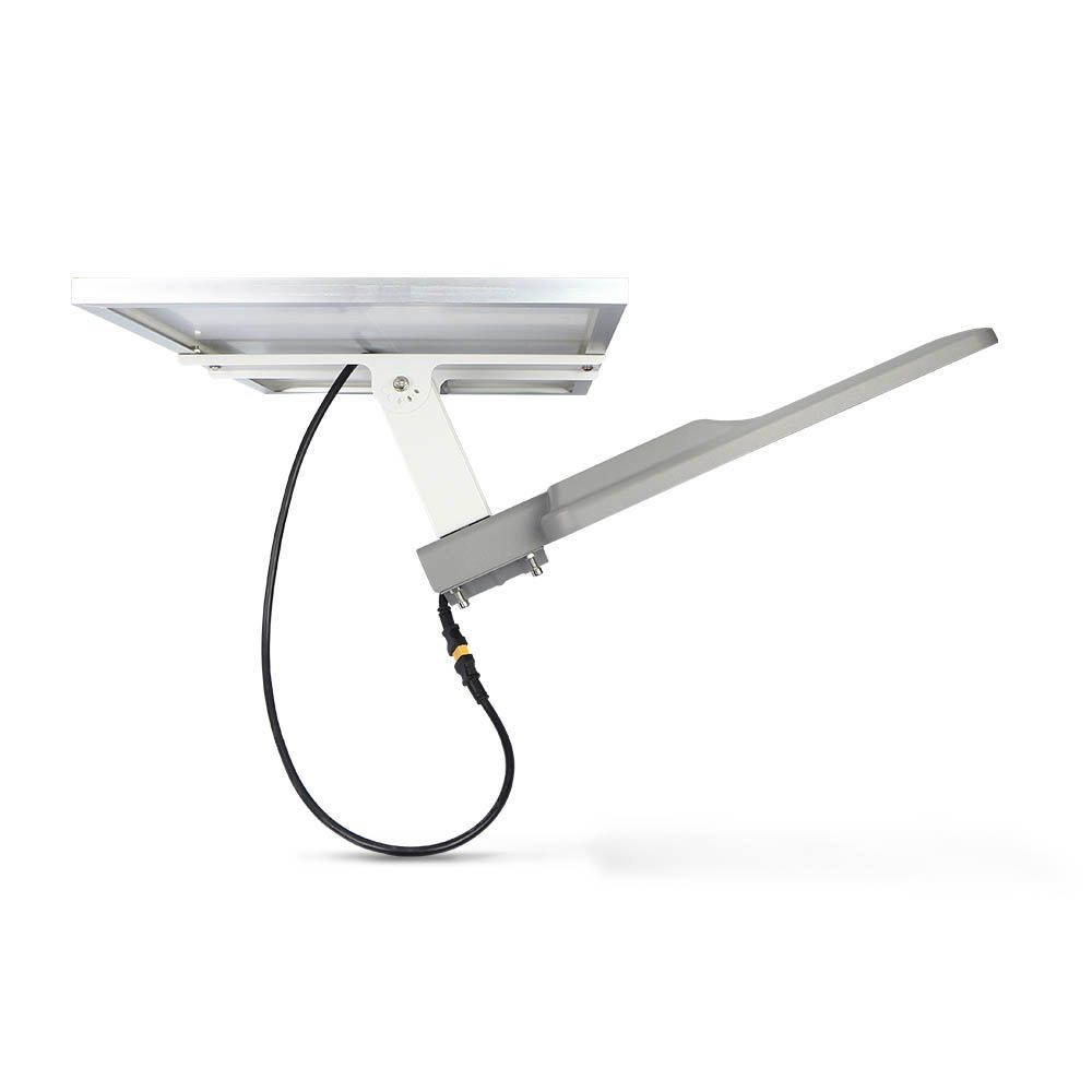 LAMPA SOLARNA ULICZNA VIDEX LED OSZCZĘDNA MOCNA IP65 2500lm + PILOT 
