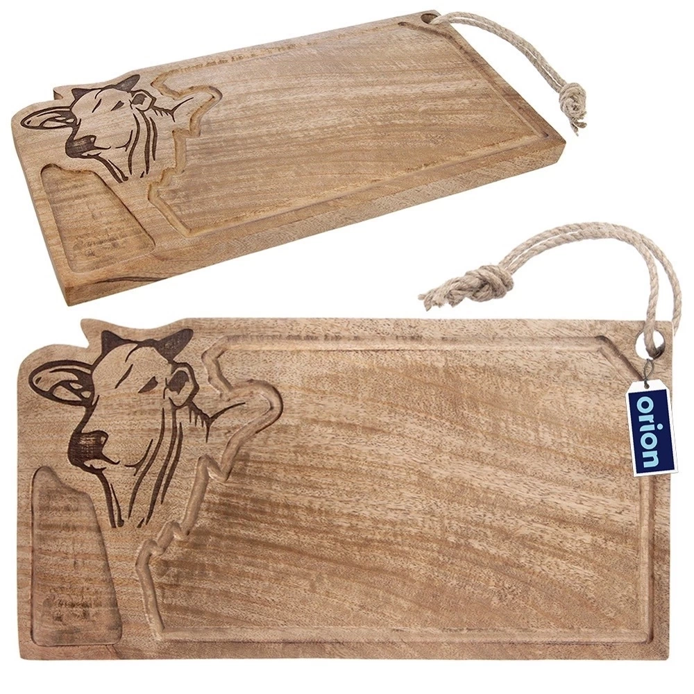 Deska do krojenia i serwowania drewniana MANGO 45x22 cm