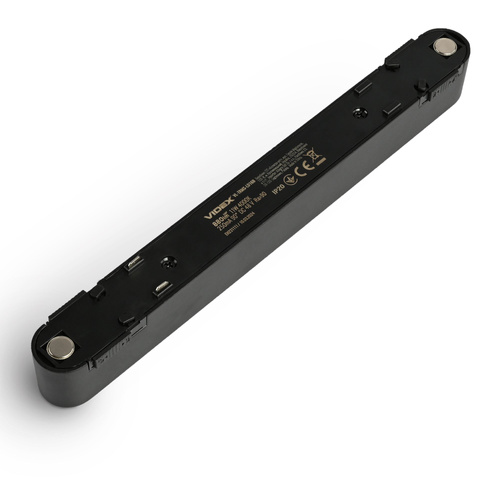 LED do magnetycznego systemu szynowego VIDEX, czarny