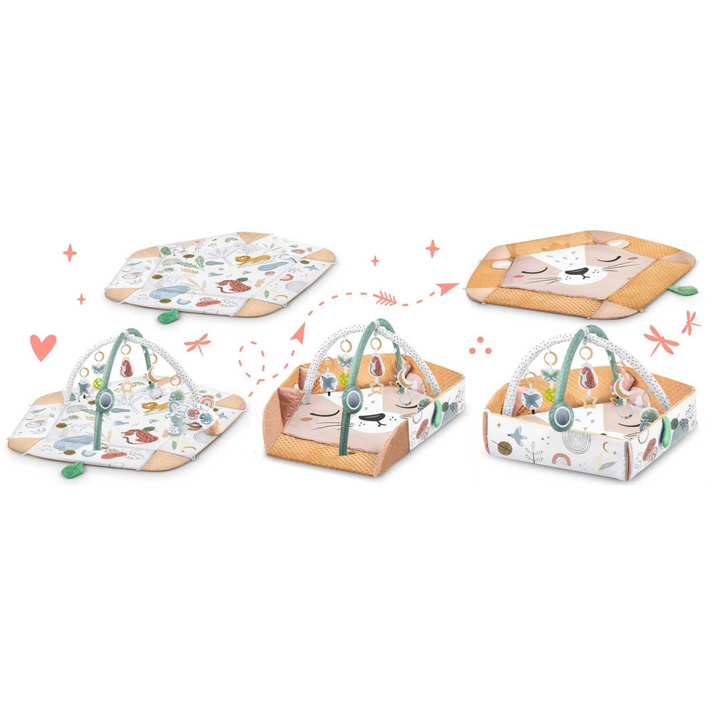 Mata edukacyjna interaktywna Lew 