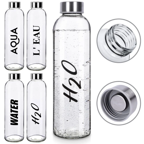 Butelka na wodę szklana 700 ml