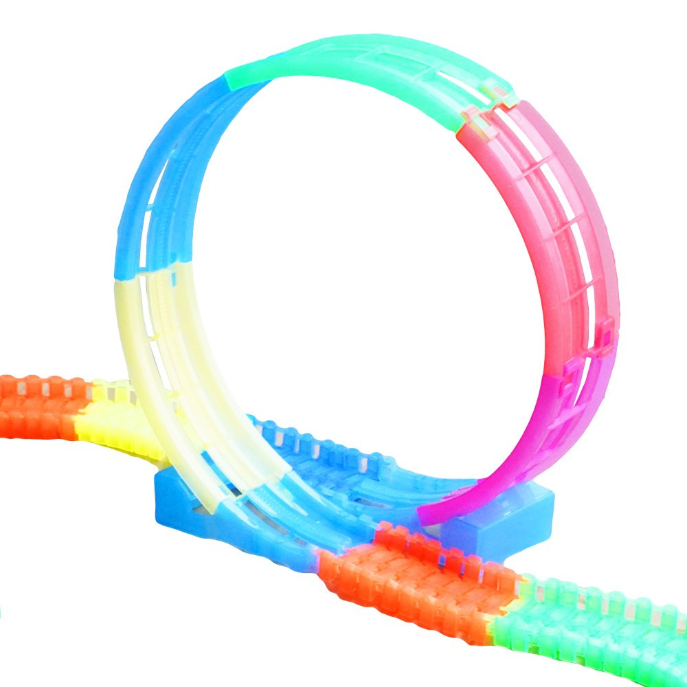 Magic tracks świecący tor samochodowy most Autko 135 el.