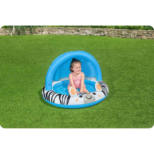 Bestway Dmuchany basenik z daszkiem ZEBRA 97cm Safari Sun 52559
