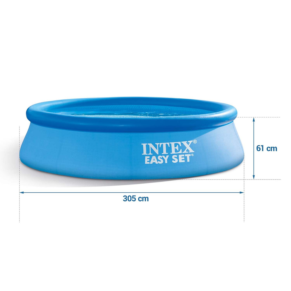 Basen ogrodowy rozporowy 305 x 61 cm 16w1 INTEX 28118 + maszynka do baniek