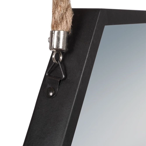 Lustro ścienne czarne 3 szt.