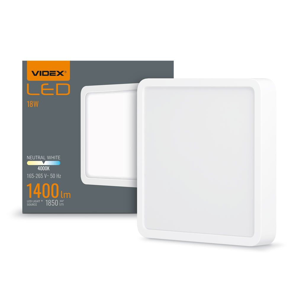 Oprawa oświetleniowa LED typu downlight VIDEX-DOWNLIGHT-LED-DLSS-18W-NW