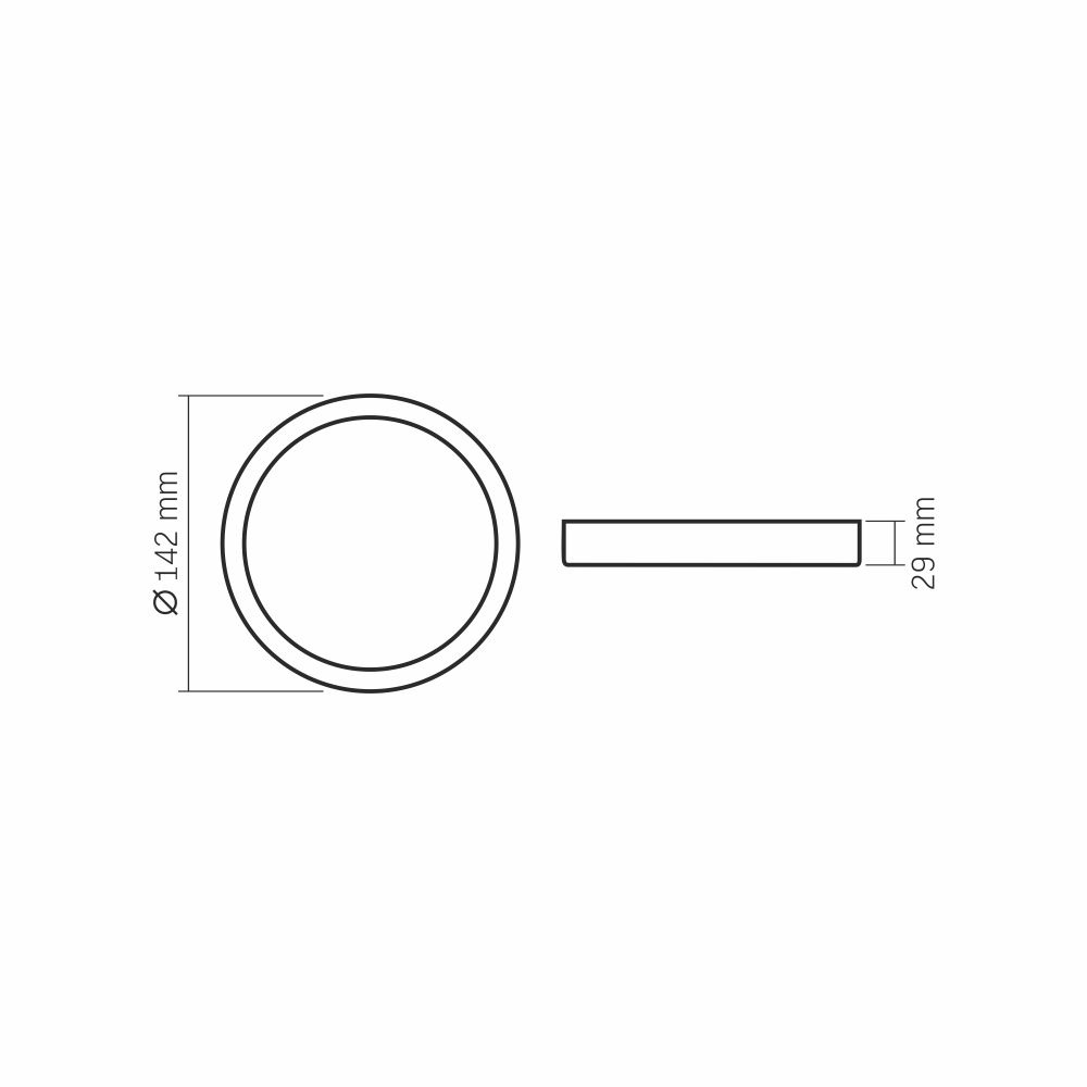 Oprawa oświetleniowa LED typu downlight VIDEX-DOWNLIGHT-LED-DLRS-12W-NW