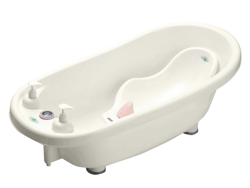 Wanienka z czujnikiem temperatury 90 x 45 x 23 cm KINDERSAFE  różowa