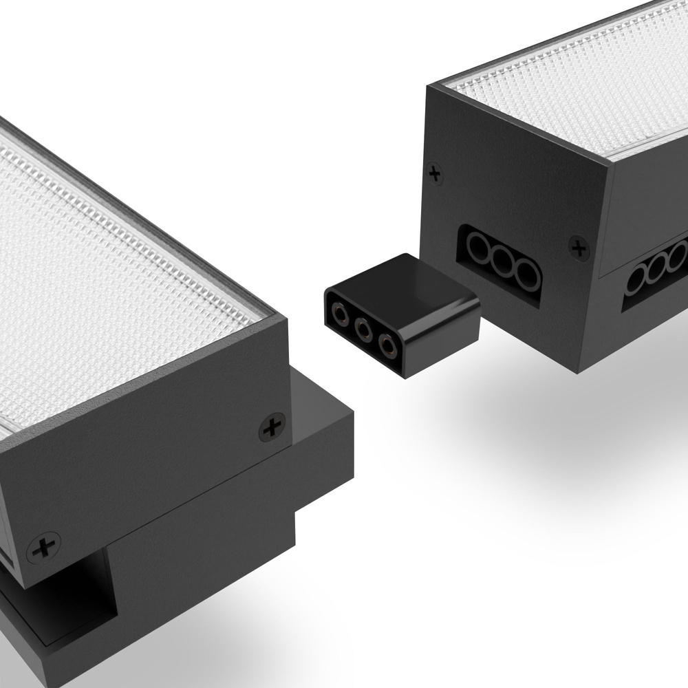 Łączna lampa liniowa LED VIDEX 24W 0,6M 5000K 2400lm czarna