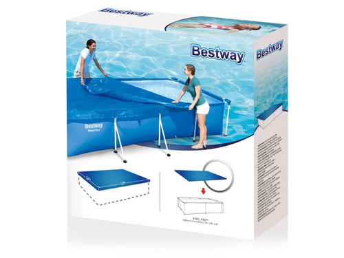 Pokrywa do basenu stelażowego 400 x 211 cm Bestway 58107