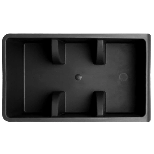 Pojemnik organizer na przyprawy czarny 25x15x9 cm