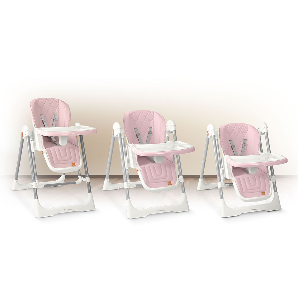 Krzesełko do karmienia  Elite różowe