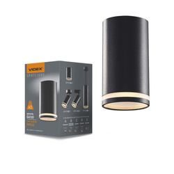Oprawa sufitowa punktowa VIDEX-GU10-CARMELO-BLACK