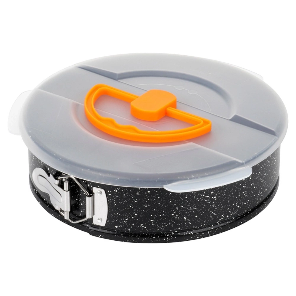 Tortownica rozpinana granitowa z pokrywką 24 cm