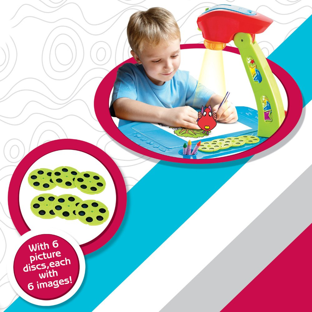 Stolik z projektorem do malowania rysowania akcesoria