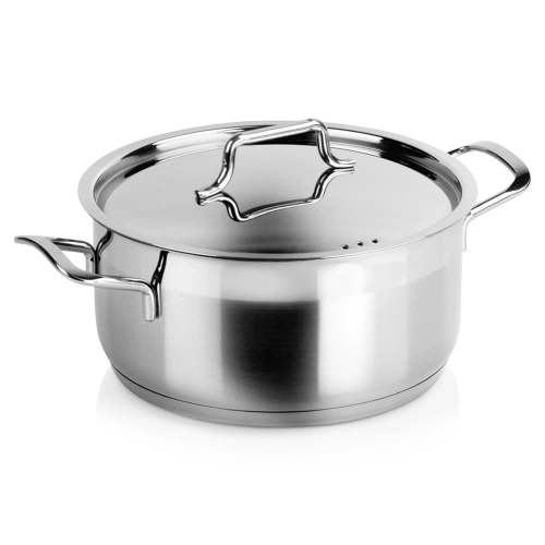 Garnek stalowy z pokrywką ANETT 20 cm, 3 l
