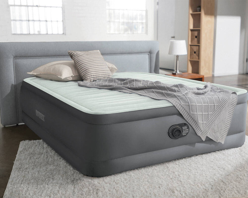 Materac welurowy PremAire z supernowoczesną pompką 137 x 191 x 46 cm INTEX 64904