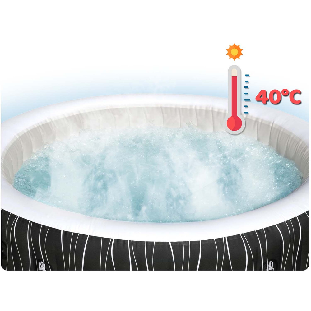 Bestway jacuzzi Lay-Z-Spa HOLLYWOOD 4-6os 196 cm LED 60059