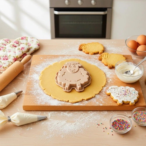 Forma do pieczenia silikonowa owieczka 20x16x4,5 cm