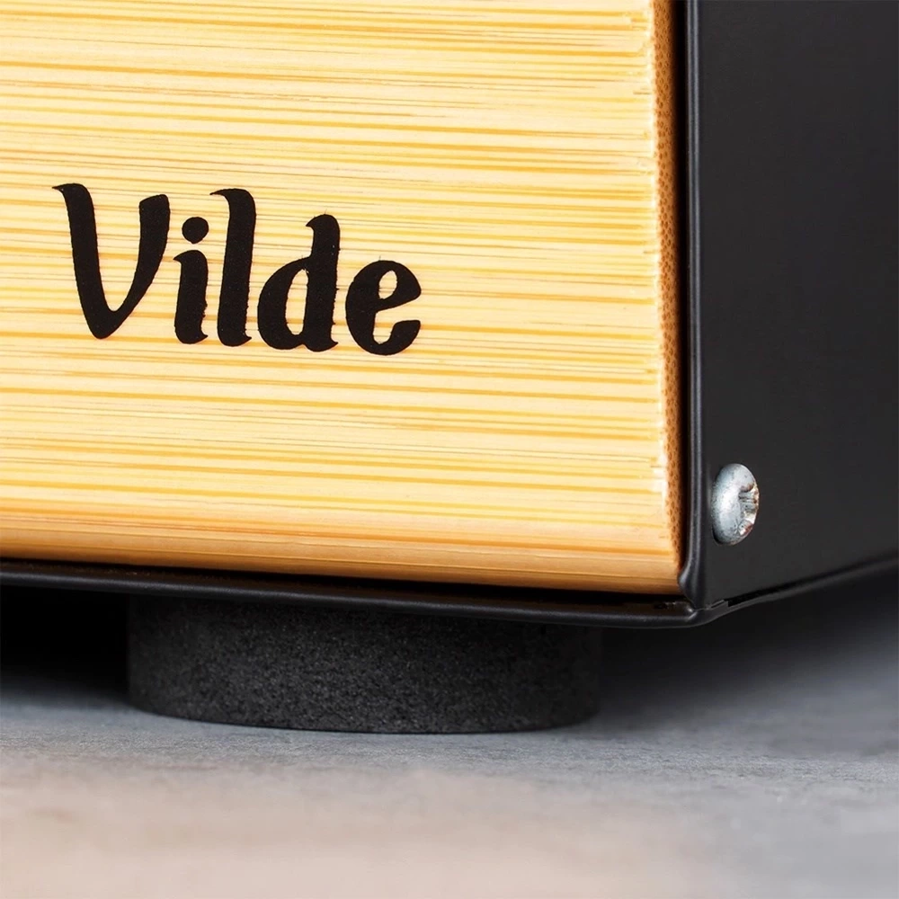 Chlebak bambusowy metalowy czarny podwójna pokrywa 35,5x22x20,5 cm