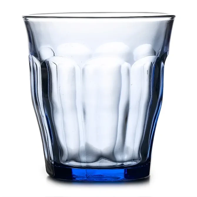 Szklanki do napojów 310 ml niebieskie hartowane 4 szt. Duralex
