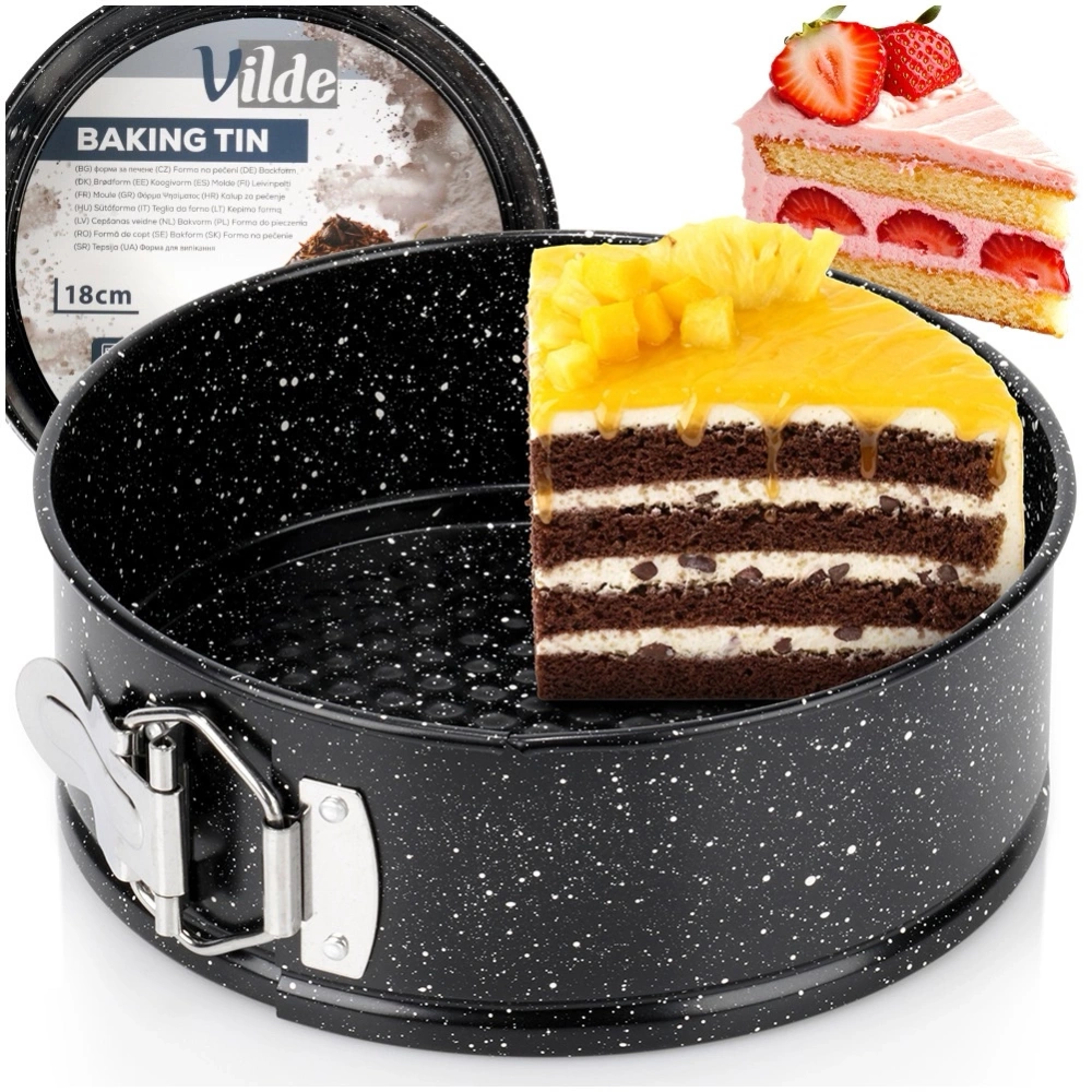 Tortownica rozpinana granitowa 18 cm