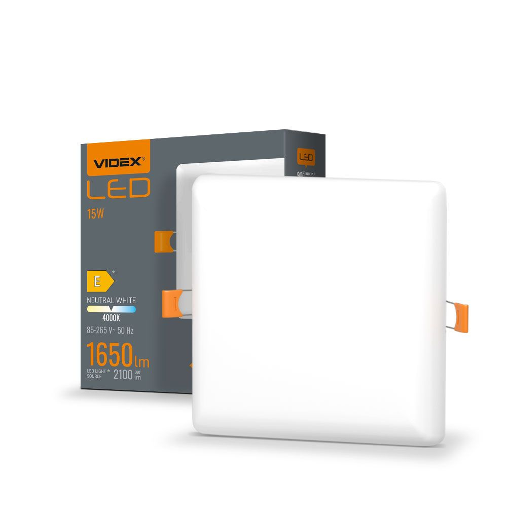 Oprawa oświetleniowa LED bezramkowa VIDEX-DOWNLIGHT-LED-DLFS-15W-NW