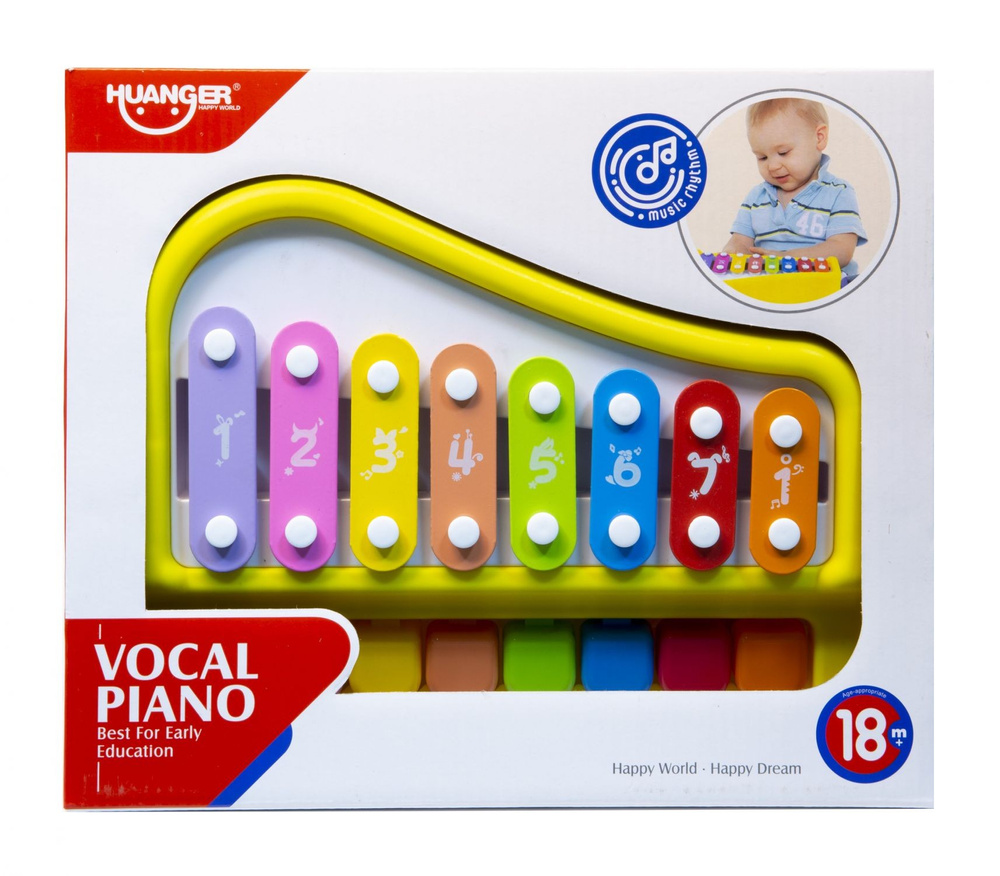 Edukacyjne organki, cymbałki żółte