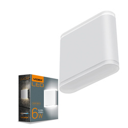 Oprawa elewacyjna dwustronna VIDEX-6W-EVAN-WHITE